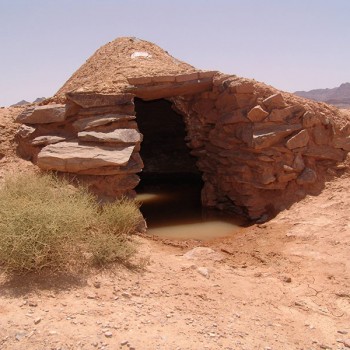 Desert cave dwelling for chihuahuapocalypse