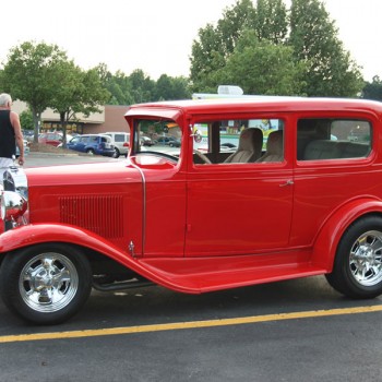 Hot Rod in Walmart parking lot