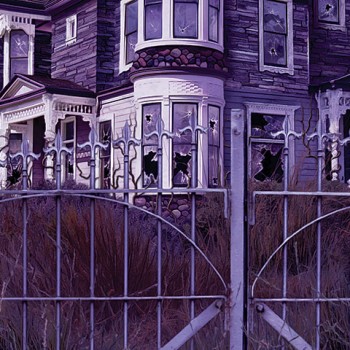 First detail shot of cover artwork