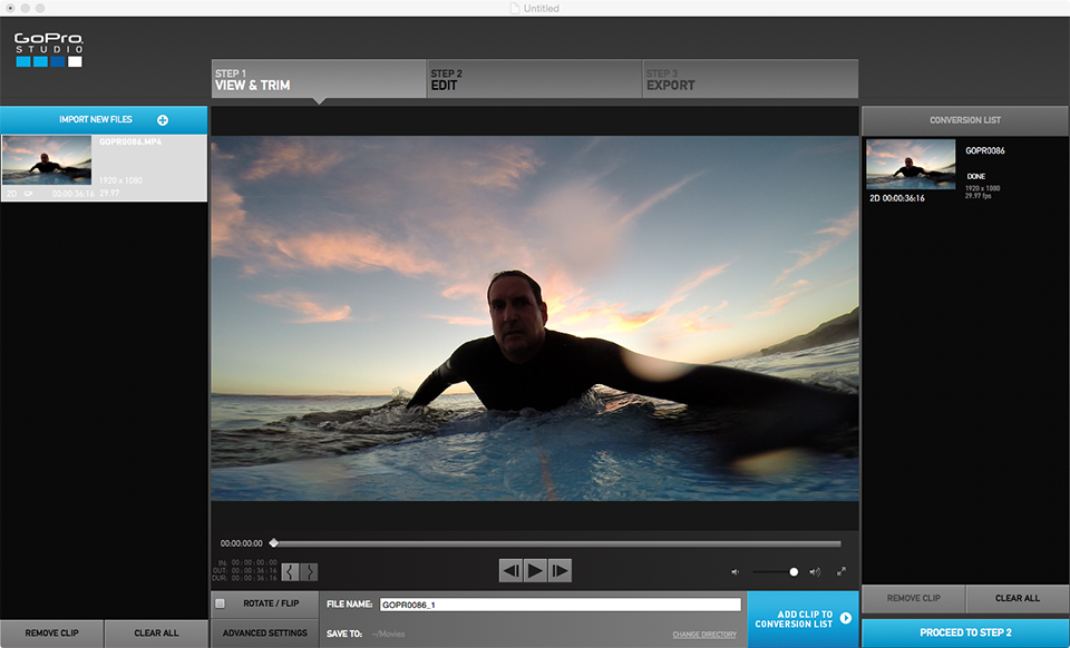Gopro studio mac discount