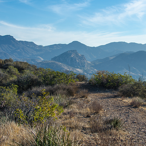 hiking trail in Ventura county