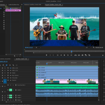 Premiere Pro Workspace In Progress